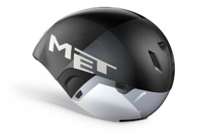 MET Codatronca Aero Helmet (Black/Silver)
