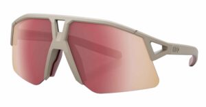 KOO HYPE Strade Bianche Dune Matt Sunglasses (Siena Red Mirror Lens)