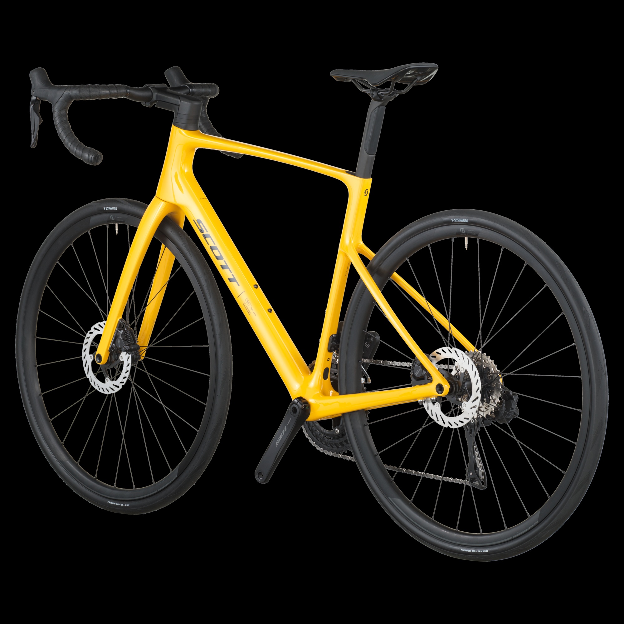 Scott Addict 40 105 Di2 R7150 (2026) Vivid Yellow - Image 4
