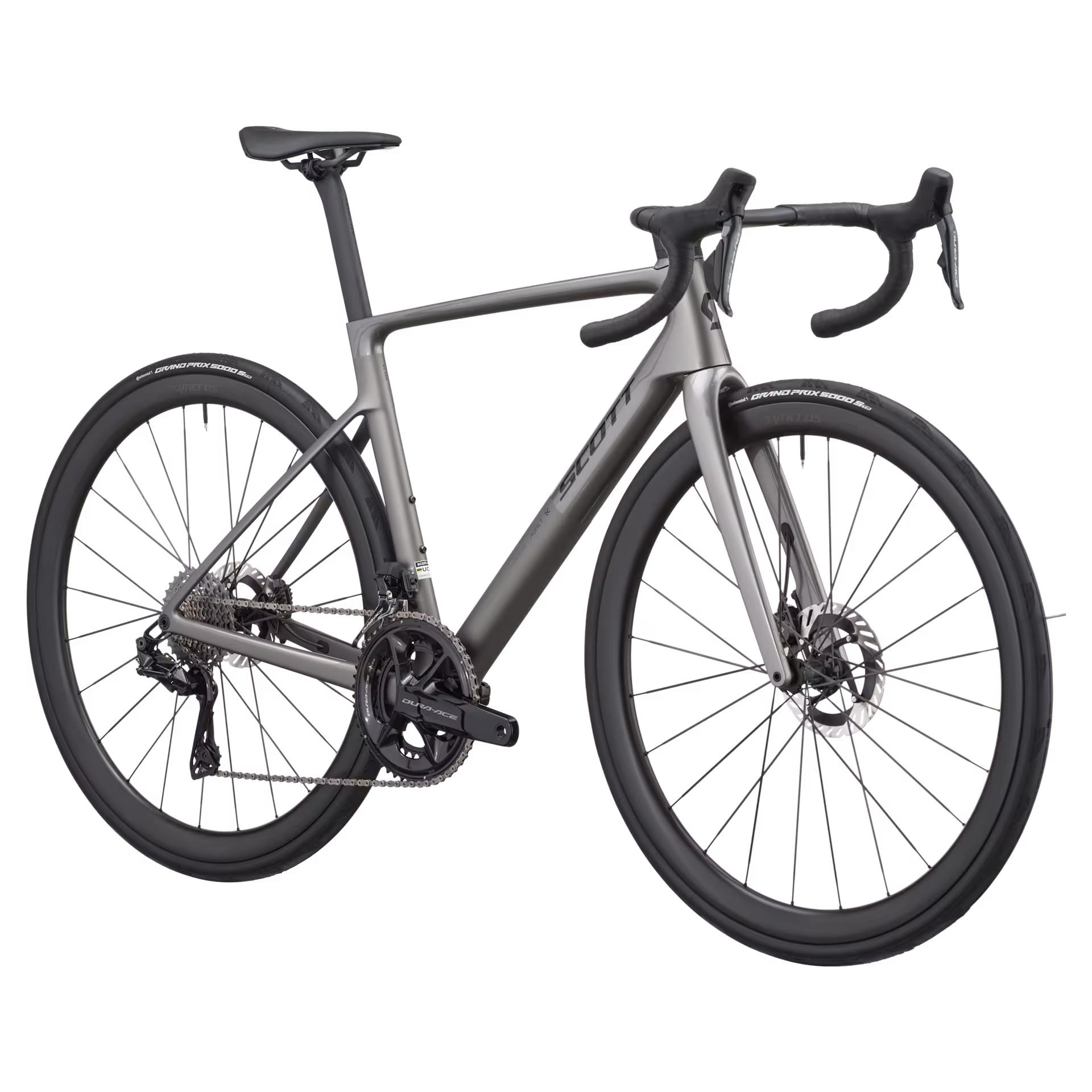 Scott Addict RC Team (2027) Rainbow White road bike