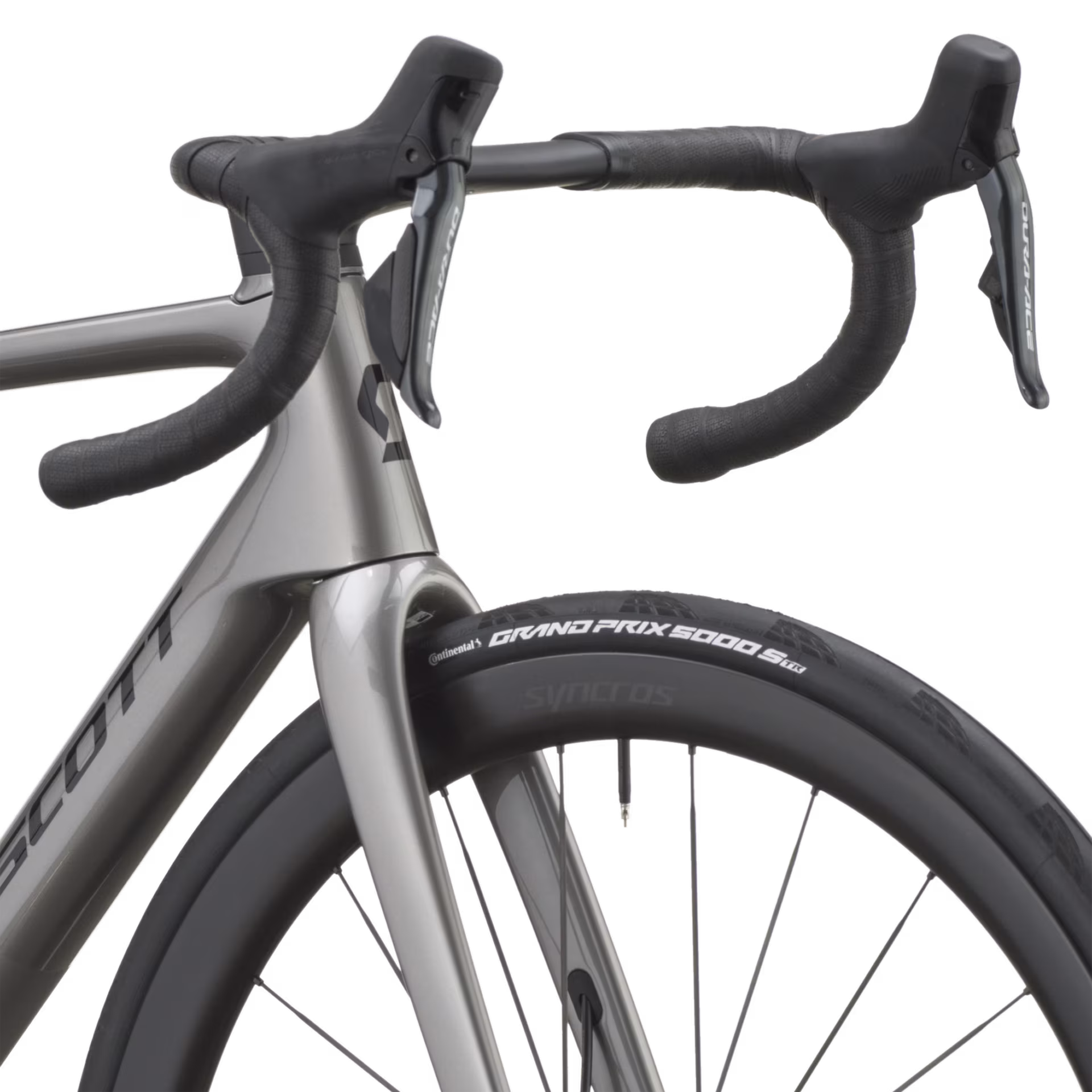 Scott Addict RC Team (2027) Rainbow White road bike