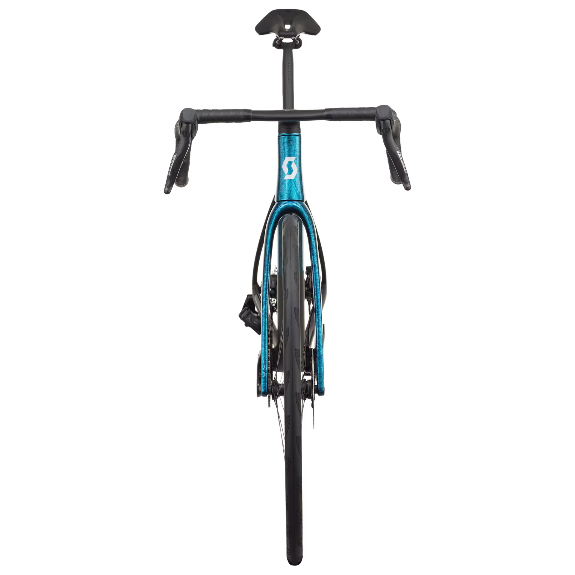 Scott Addict RC Team (2027) Watery Blue/Carbon Black road bike