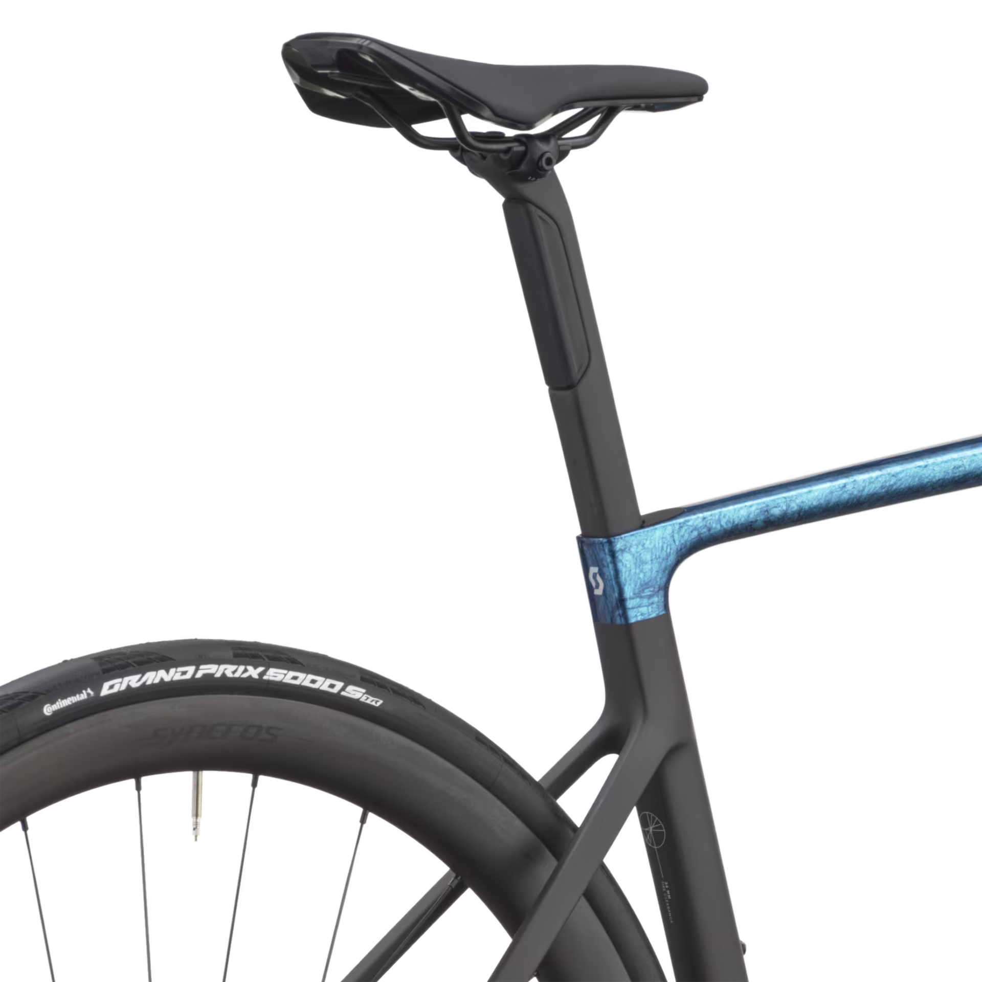 Scott Addict RC Team (2027) Watery Blue/Carbon Black road bike