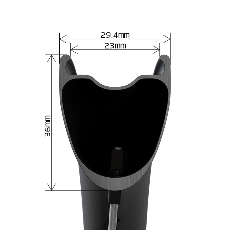 Dura-Ace C36 36 mm hooked tubeless rim detail