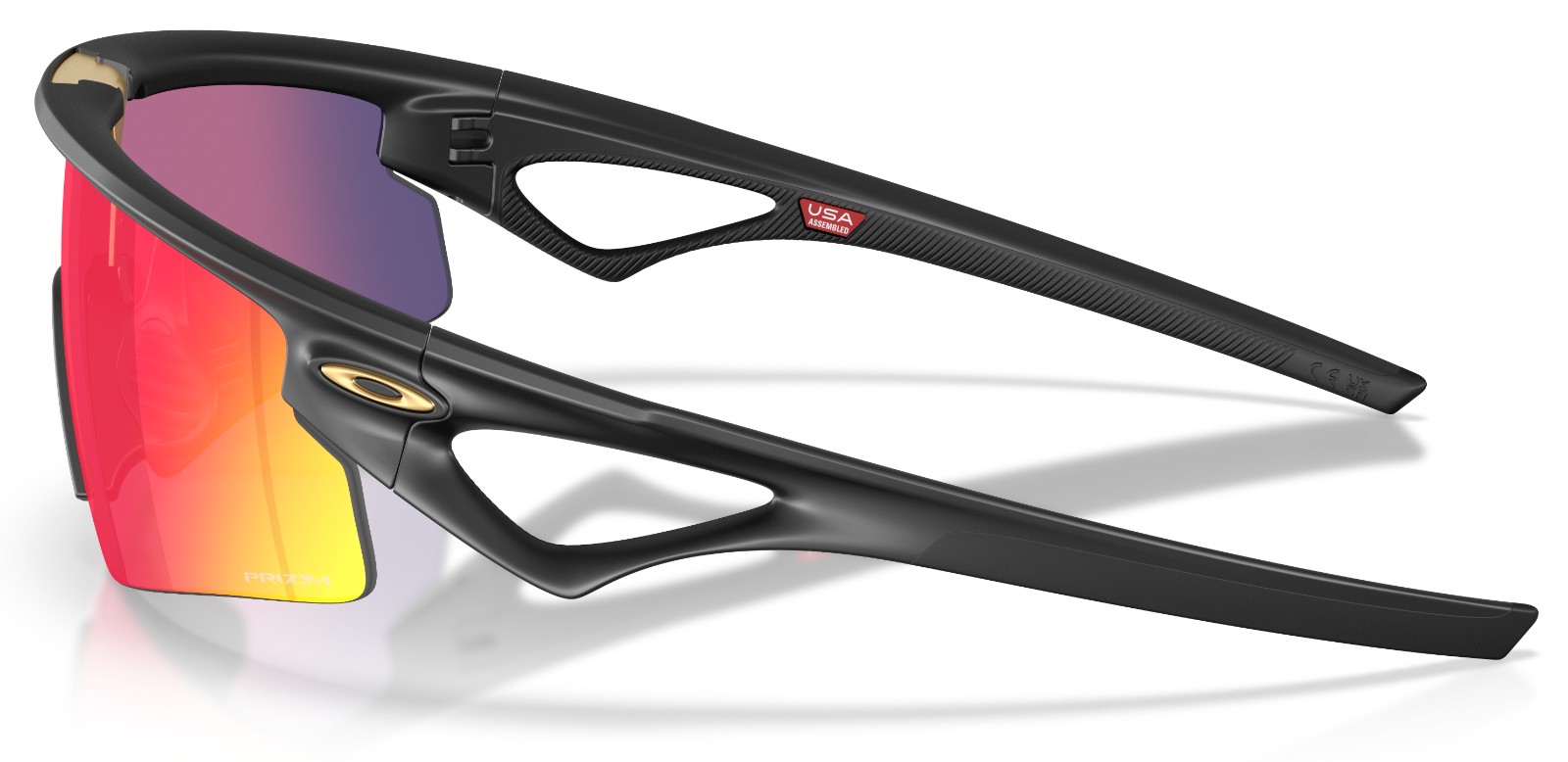Oakley Sphaera Strike Matte Black Prizm Road side view