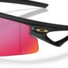 Oakley Sphaera Strike Matte Black Prizm Road lens and frame detail