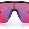 Oakley Sutro Lite Matte Black Prizm Road front view