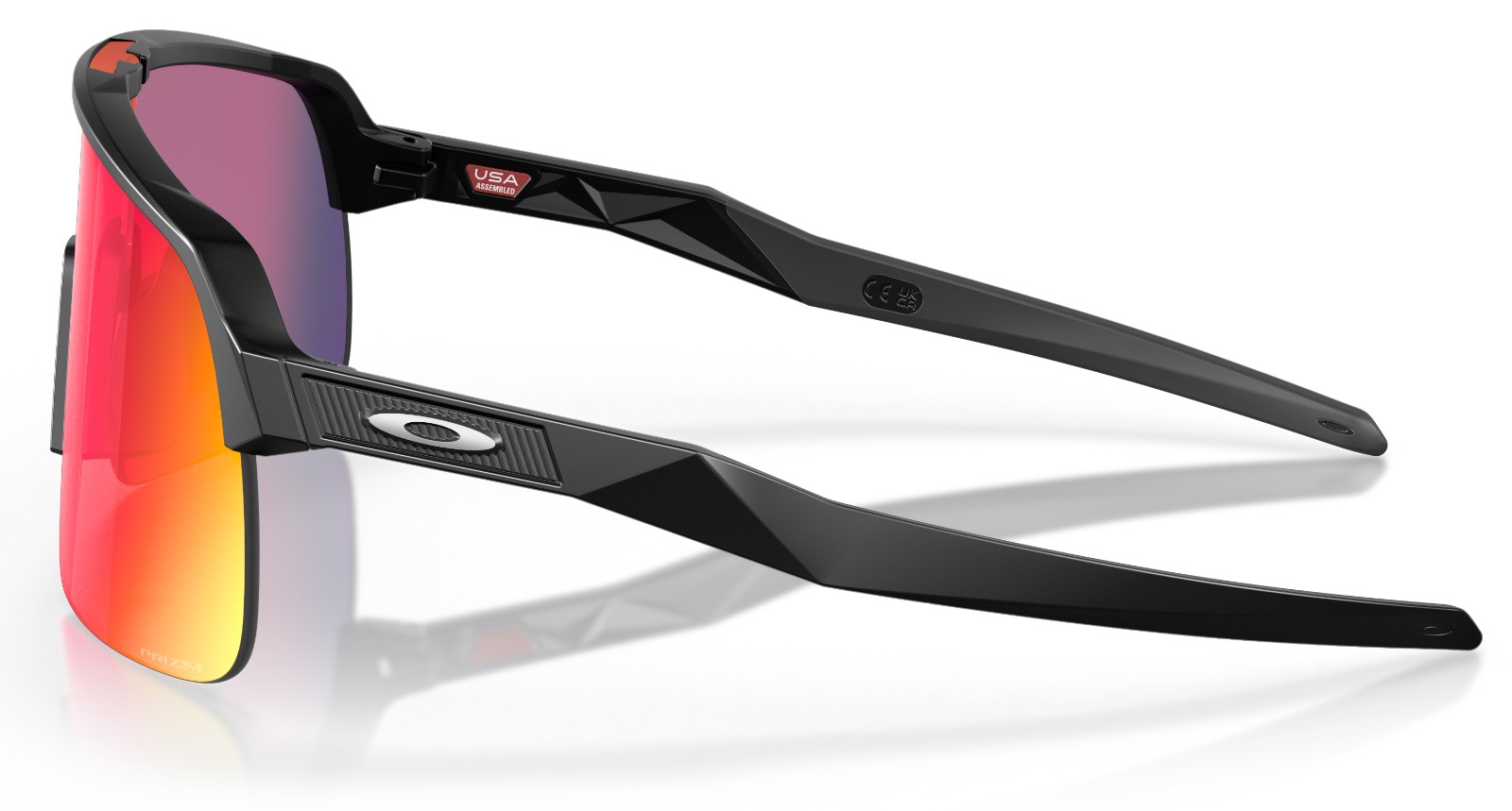 Oakley Sutro Lite Matte Black Prizm Road side view