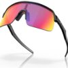 Oakley Sutro Lite Matte Black Prizm Road rear three-quarter view