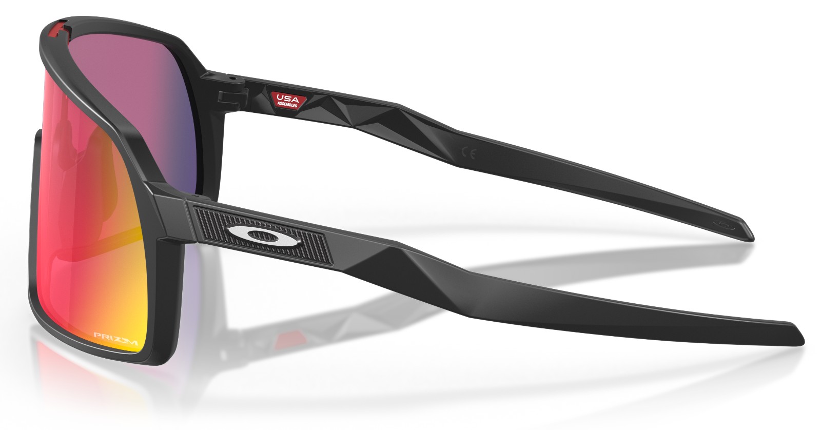 Oakley Sutro S Matte Black Prizm Road side view