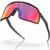 Oakley Sutro S Matte Black Prizm Road rear three-quarter view