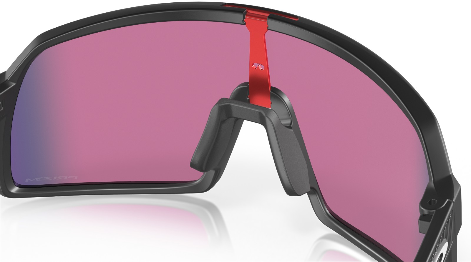 Oakley Sutro S Matte Black Prizm Road nosepad detail