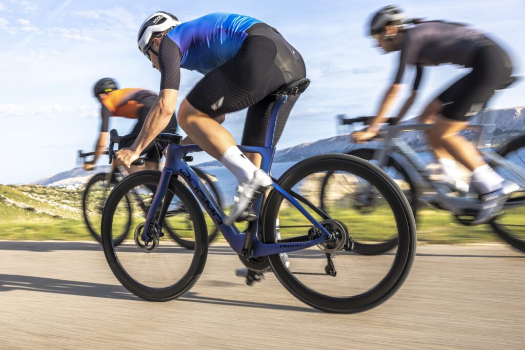 Pinarello Dogma F being ridden
