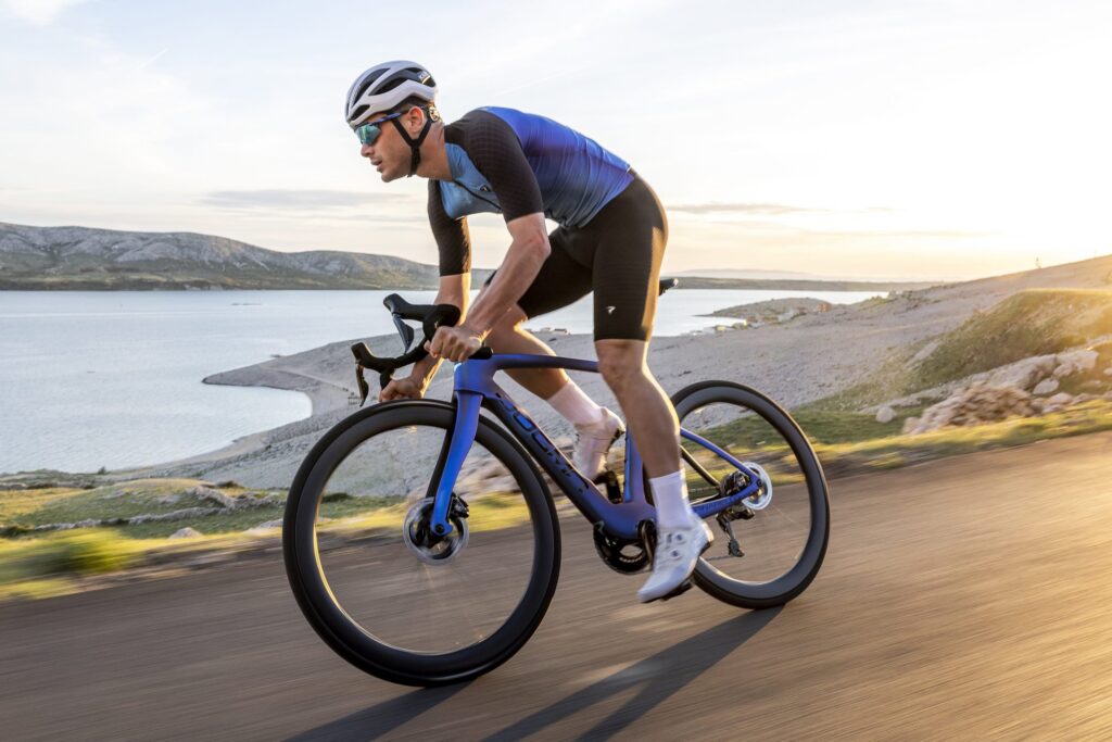 Pinarello Dogma F being ridden