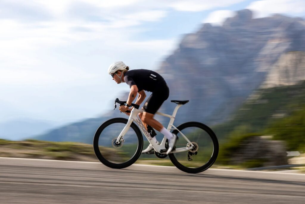 Pinarello Dogma X 2027 endurance road bike being ridden