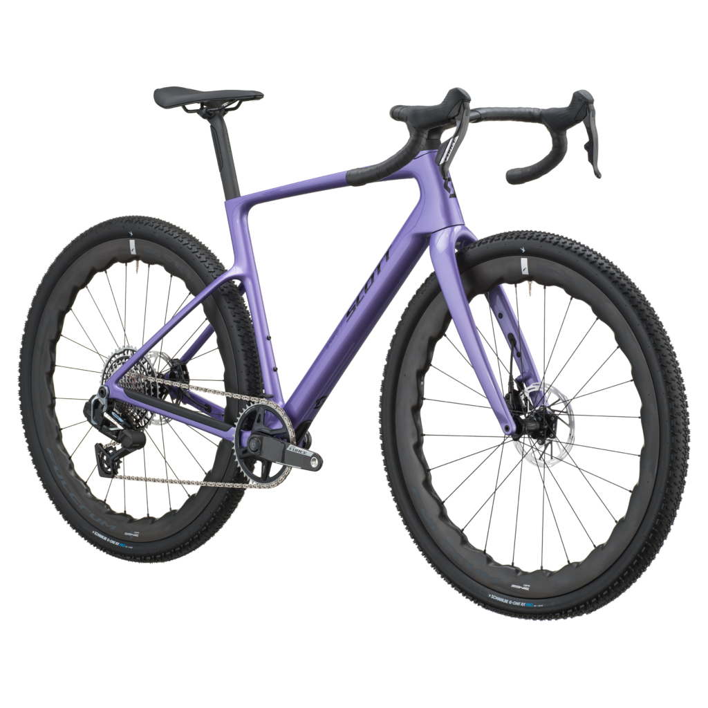 Scott Addict Gravel 10 2027 Blaze Purple frame detail