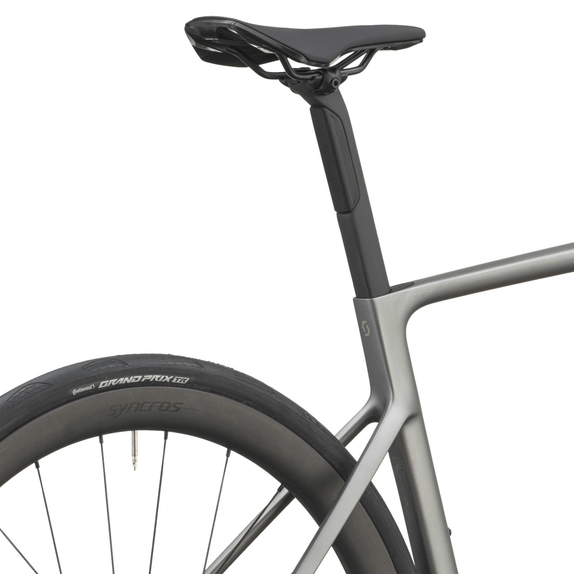 Syncros SP-R101-CF seatpost and seat tube detail
