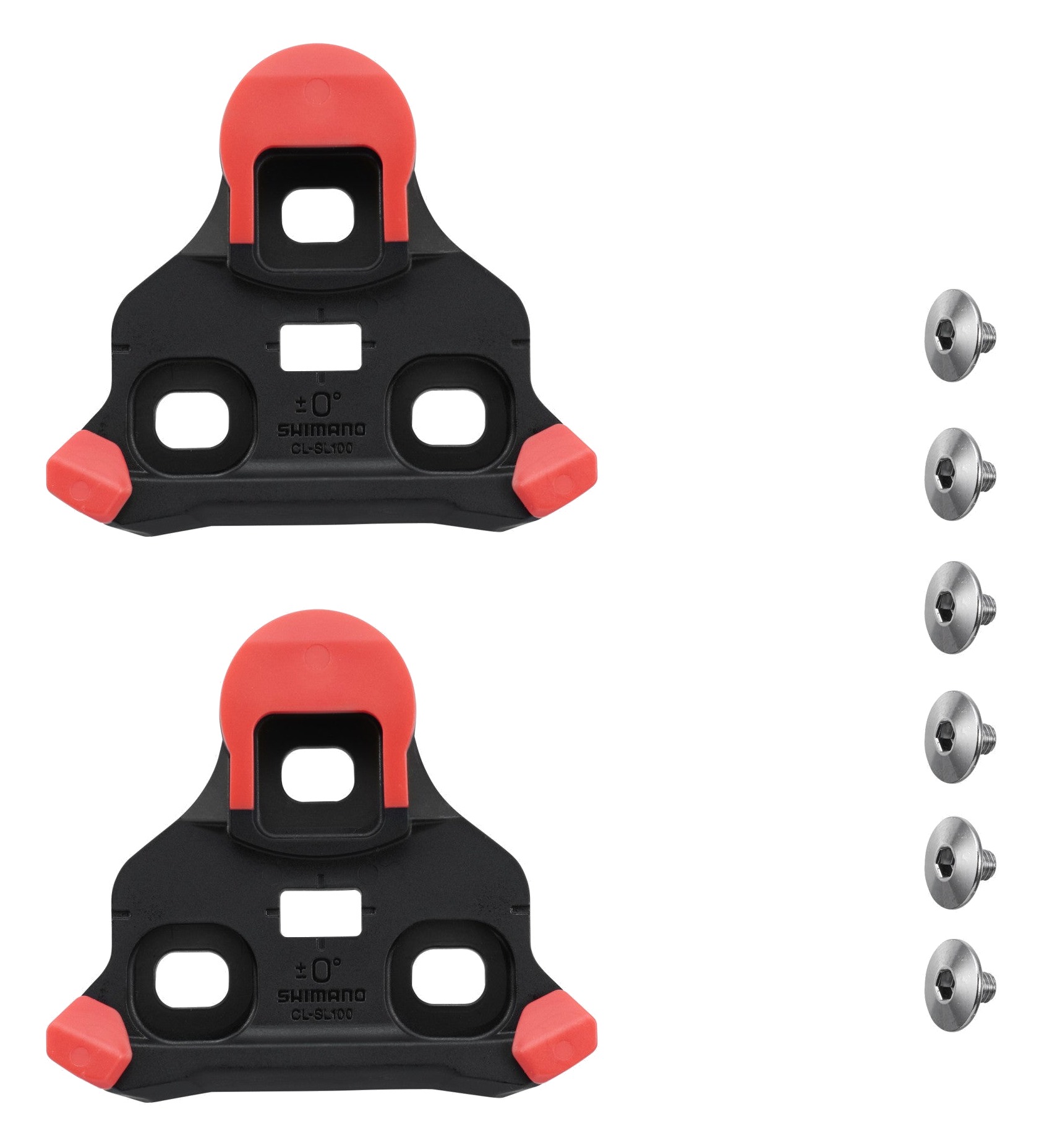 Shimano SPD-SLR cleats CL-SL100 red