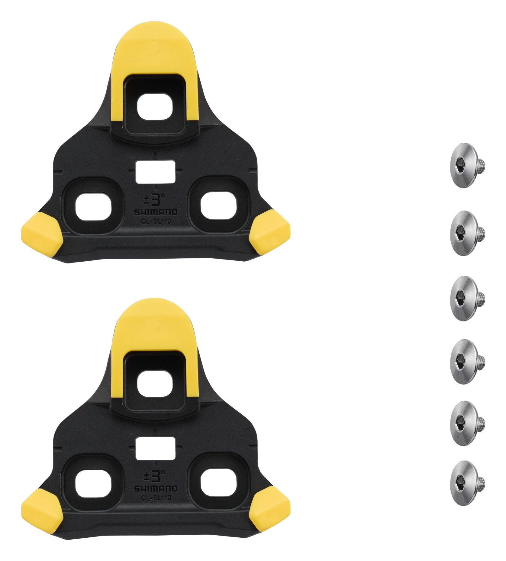 Shimano SPD-SLR cleats CL-SL110 yellow