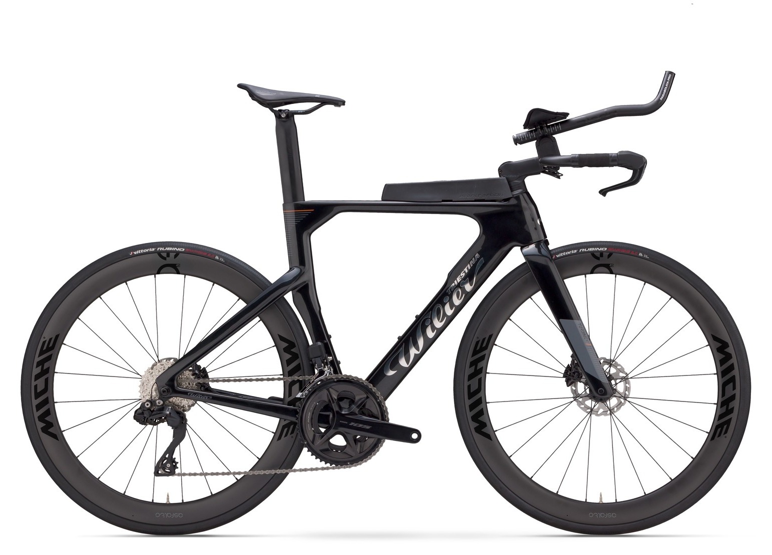 Wilier Turbine SL – Shimano 105 Di2 – Black Grey Wilier Turbine SL in Black Grey