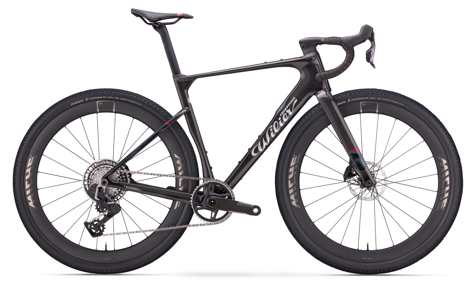 Wilier Rave SLR iD2 – Shimano GRX Di2 1×12 – Glitch Black Wilier Rave SLR iD2 in Glitch Black