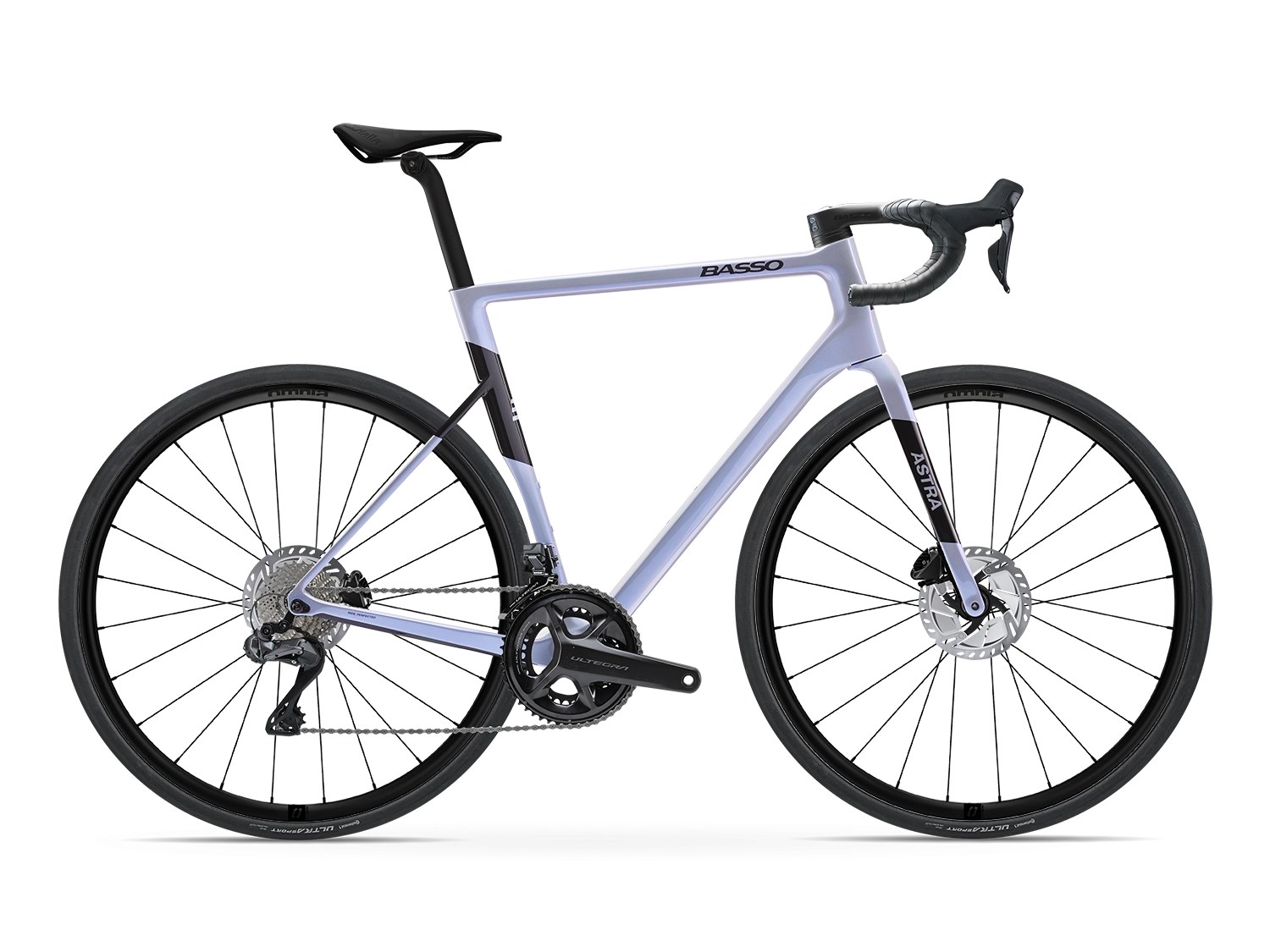 Basso Astra Shimano Ultegra Di2 in Black Opal with Microtech Omnia wheels