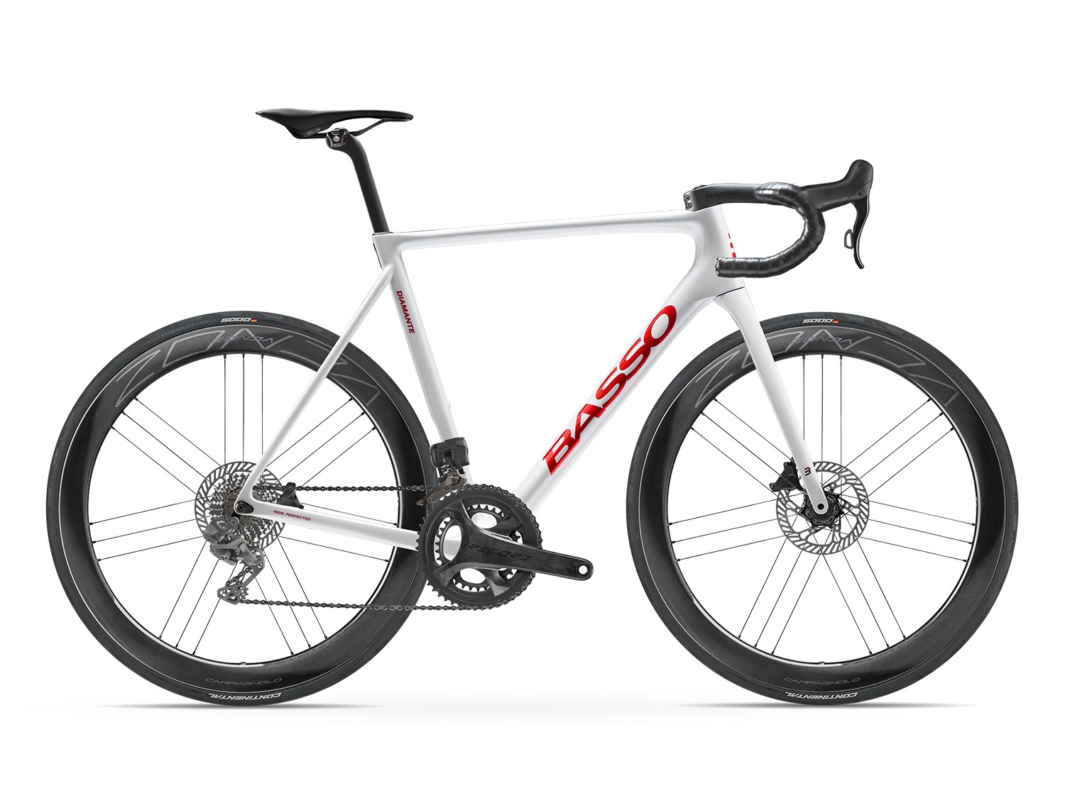 Basso Diamante Campagnolo Record 13 in White Fire