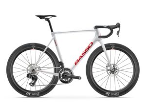 Basso Diamante SRAM Red AXS in White Fire with DT Swiss ARC 1100 55mm wheels