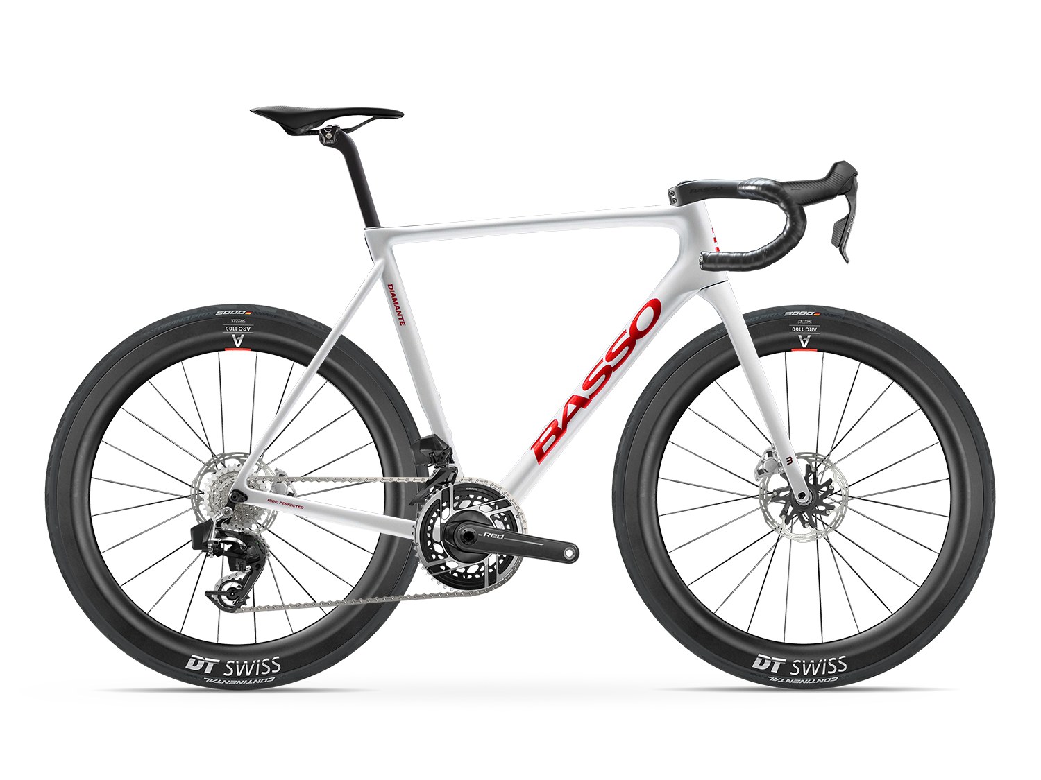 Basso Diamante – SRAM Red AXS in White Fire