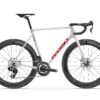 Basso Diamante SRAM Red AXS in White Fire with Fulcrum Wind 57mm wheels