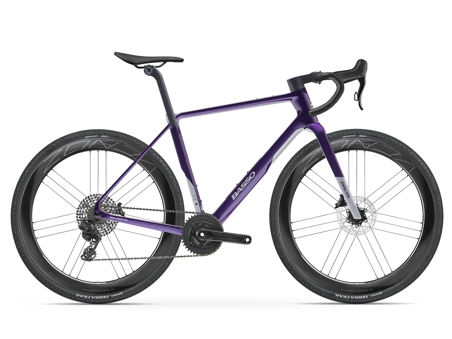 Basso Palta III Campagnolo Record X in Deep Orbit with Campagnolo Zonda Carbon wheels