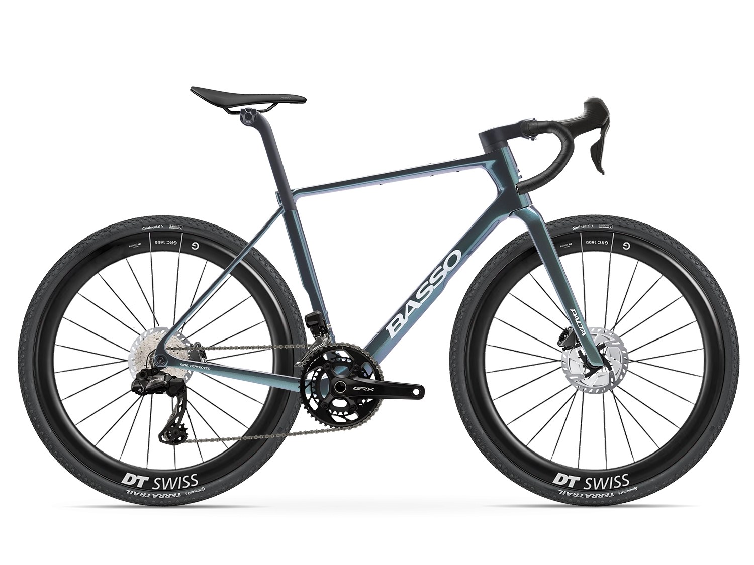 Basso Palta III Shimano GRX 825 Di2 in Galaxy Dream with DT Swiss GRC 1600 wheels