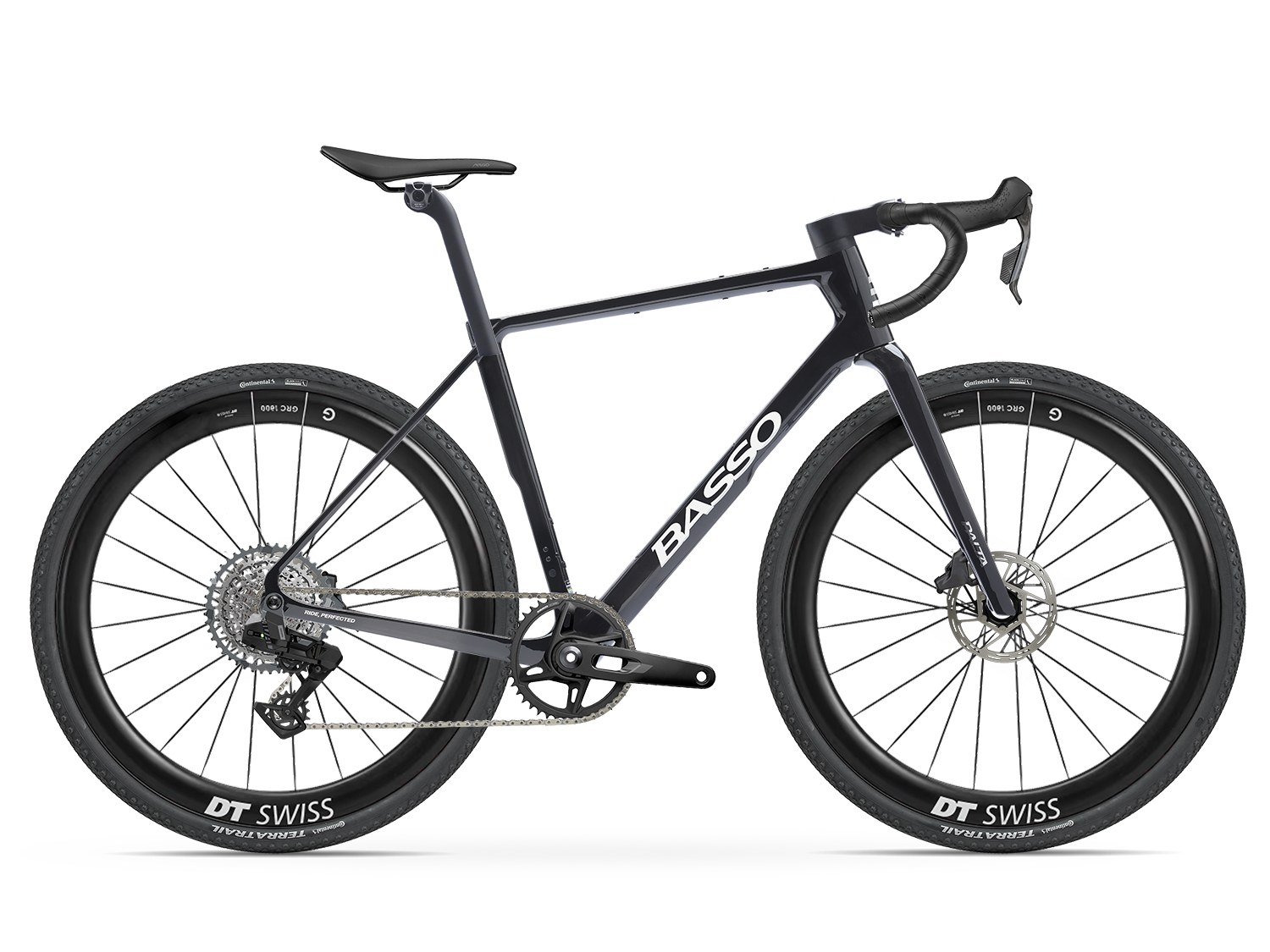 Basso Palta III SRAM Rival XPLR 1x13 in Carbon Chrome with DT Swiss GRC 1600 wheels