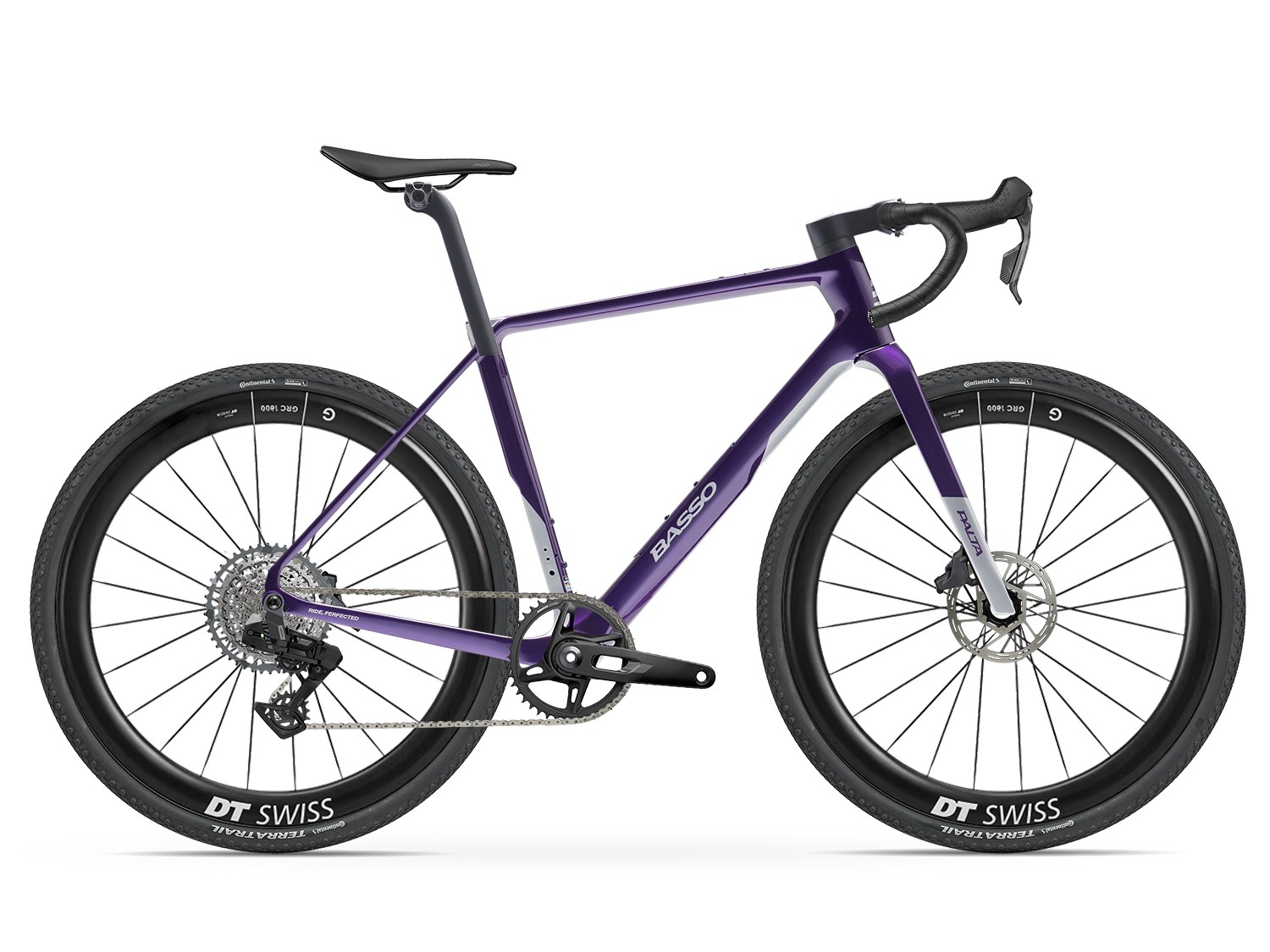 Basso Palta III SRAM Rival XPLR 1x13 in Deep Orbit with DT Swiss GRC 1600 wheels