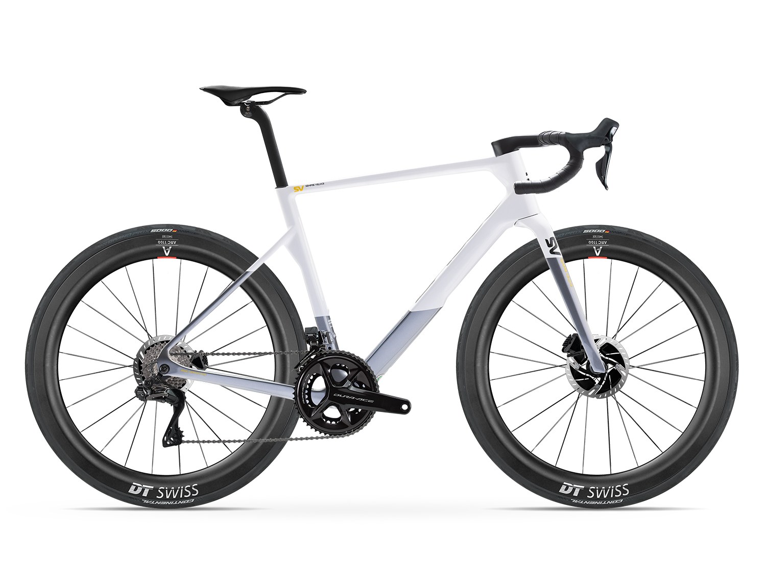 Basso SV Shimano Dura-Ace Di2 in Élan White with DT Swiss ARC 1100 55mm wheels