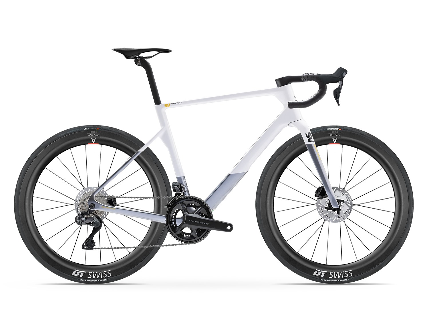 Basso SV Shimano Ultegra Di2 in Élan White with DT Swiss ARC 1100 55mm wheels