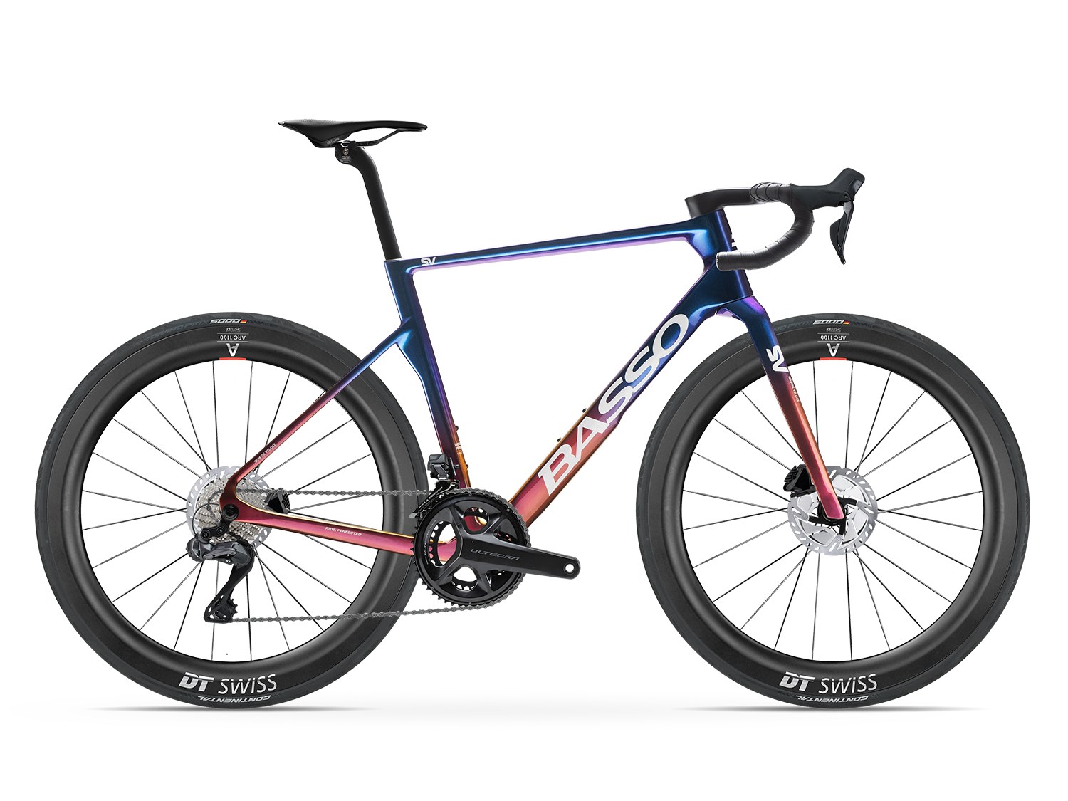 Basso SV Shimano Ultegra Di2 in Viola Galaxy with DT Swiss ARC 1100 55mm wheels