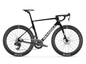 Basso SV SRAM Force AXS in Pure Black with DT Swiss ARC 1100 55mm wheels