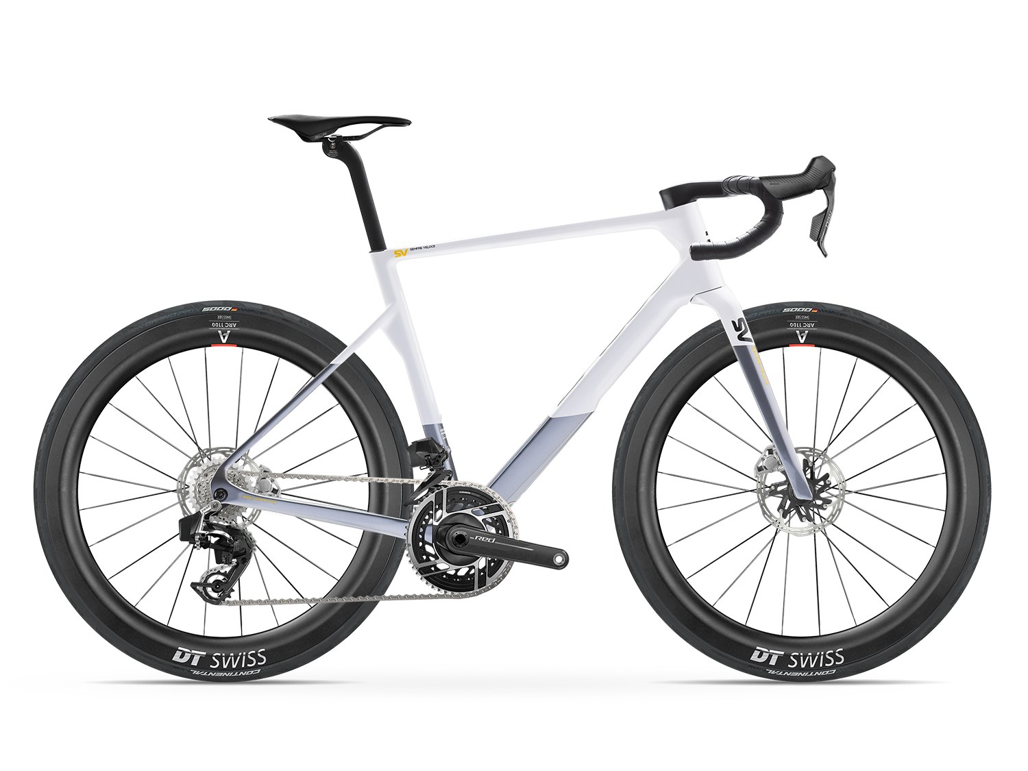 Basso SV SRAM Red AXS in Élan White with DT Swiss ARC 1100 55mm wheels