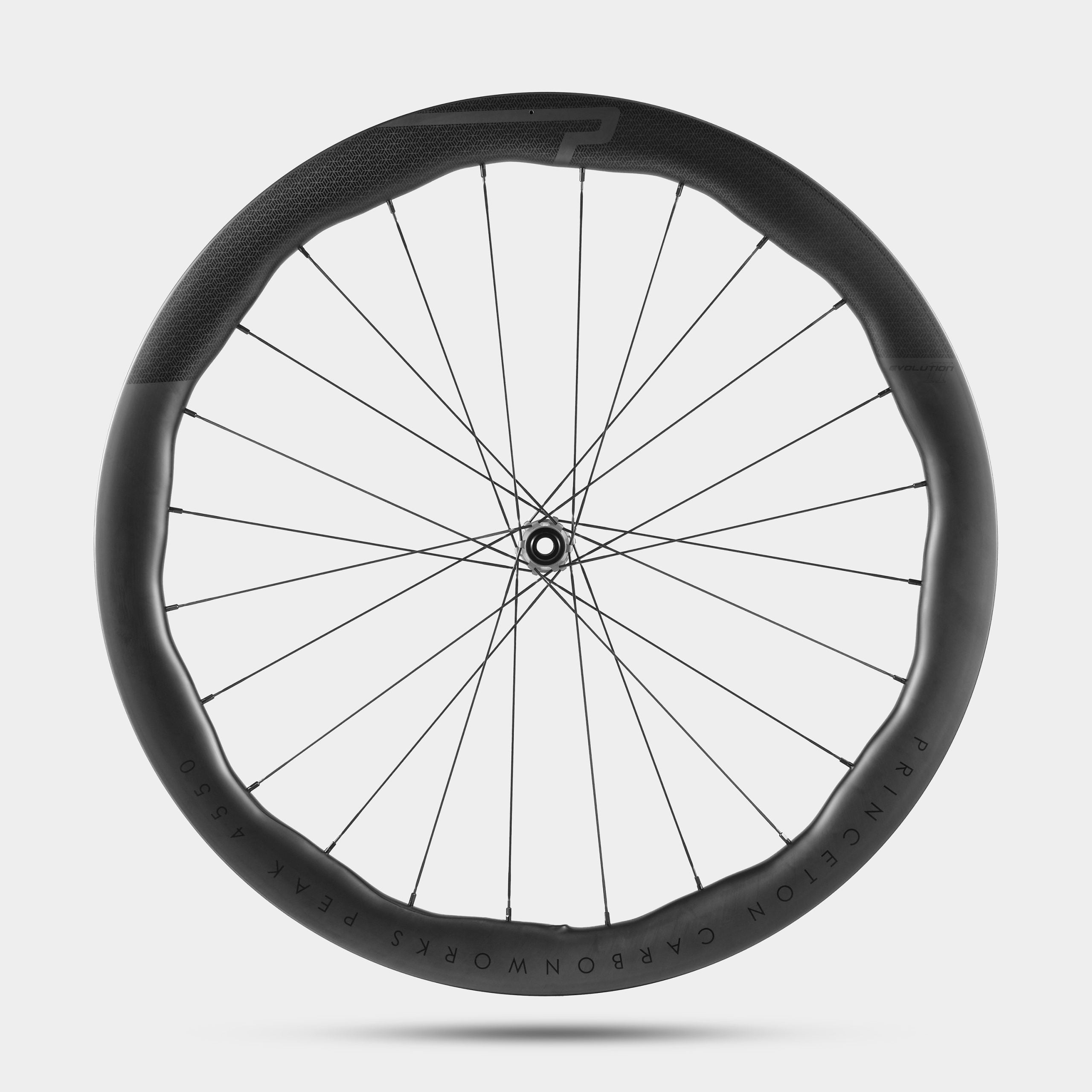 Princeton Peak 4550 Evolution II carbon wheel side view