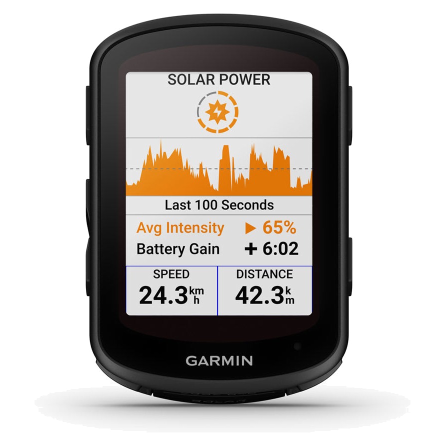 Garmin Edge 840 Solar GPS Bike Computer front Garmin Edge 840 Solar GPS Bike Computer