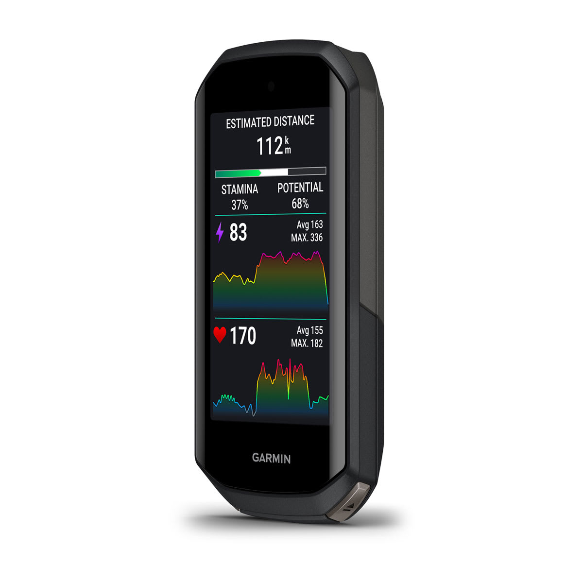 Garmin Edge 1050 GPS Bike Computer - in use