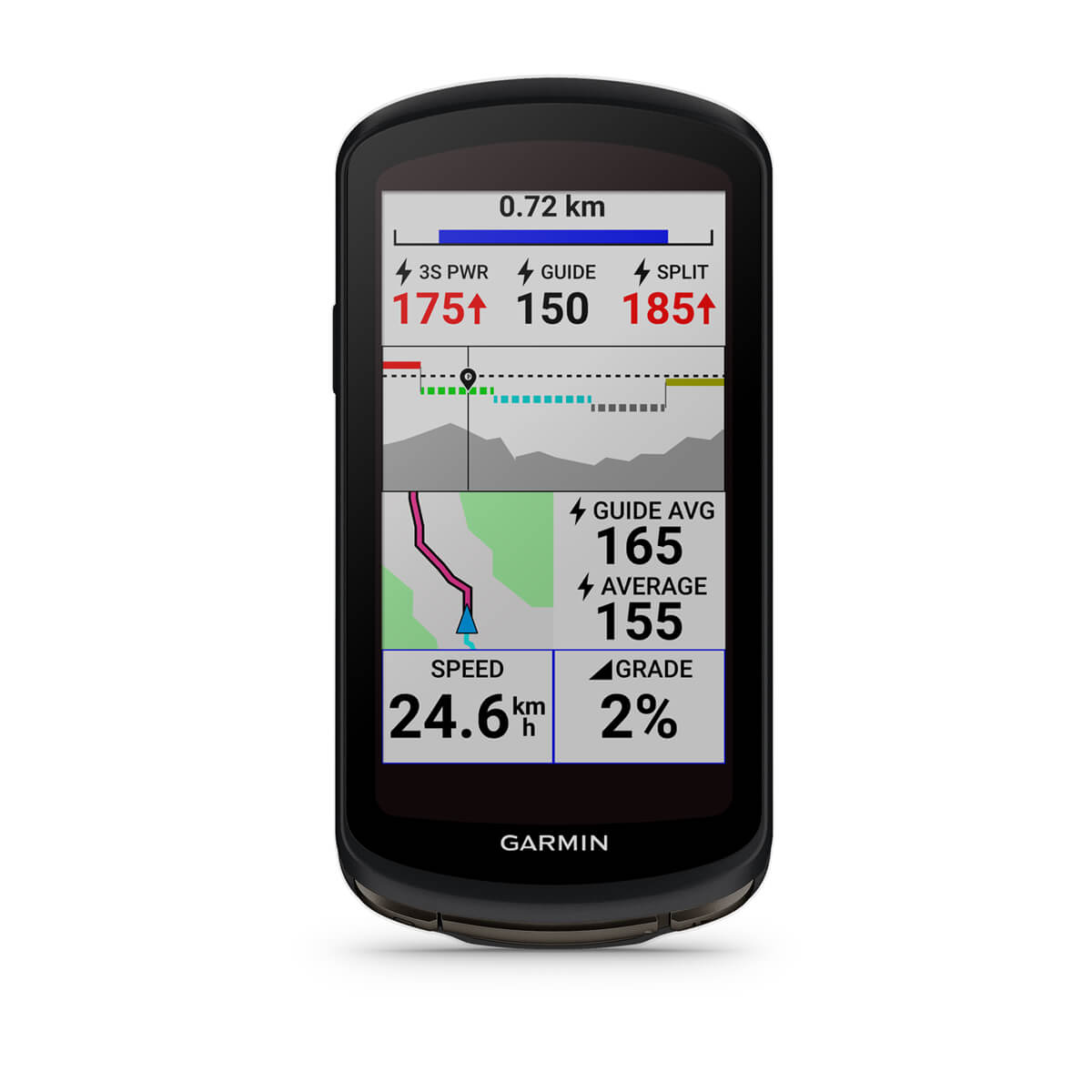 Garmin Edge 1040 Solar GPS Bike Computer - detail