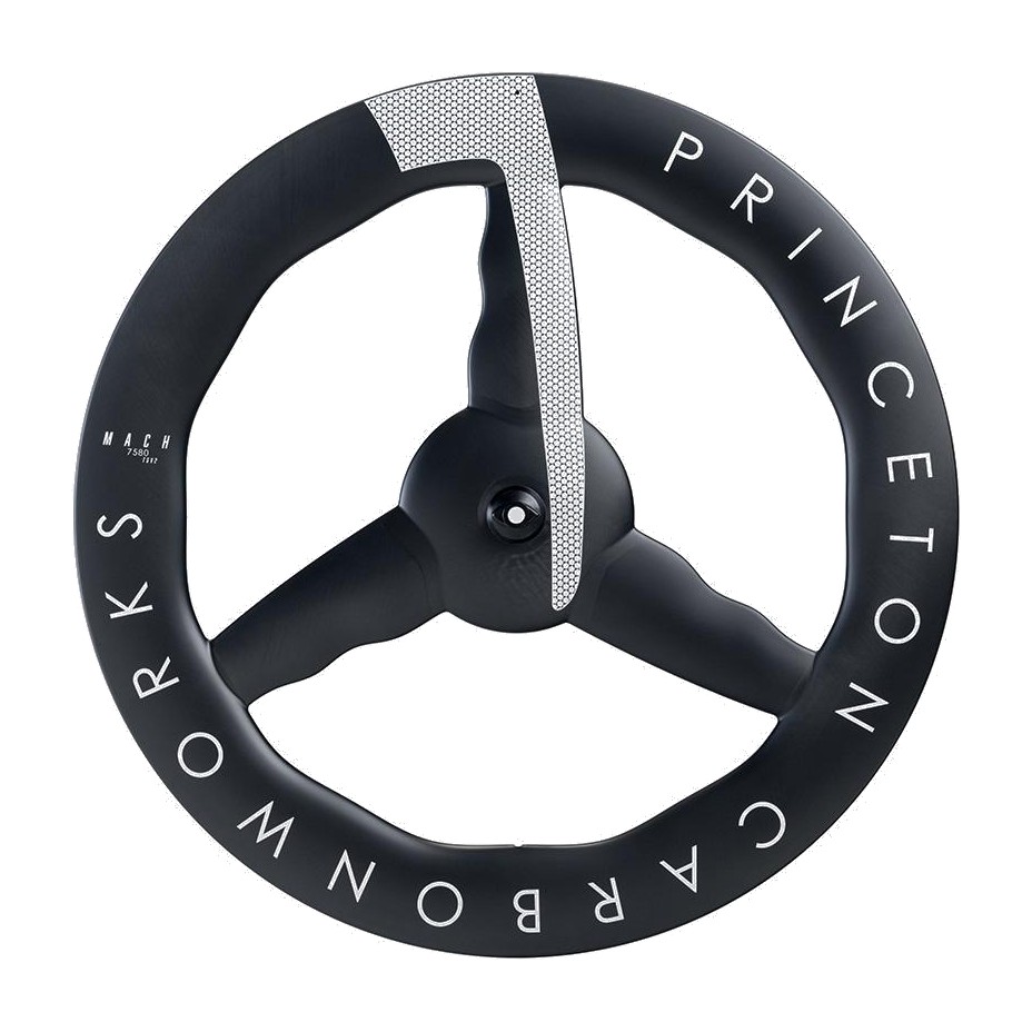Princeton CarbonWorks Mach 7580 TSV2 Tri-Spoke Front Wheel