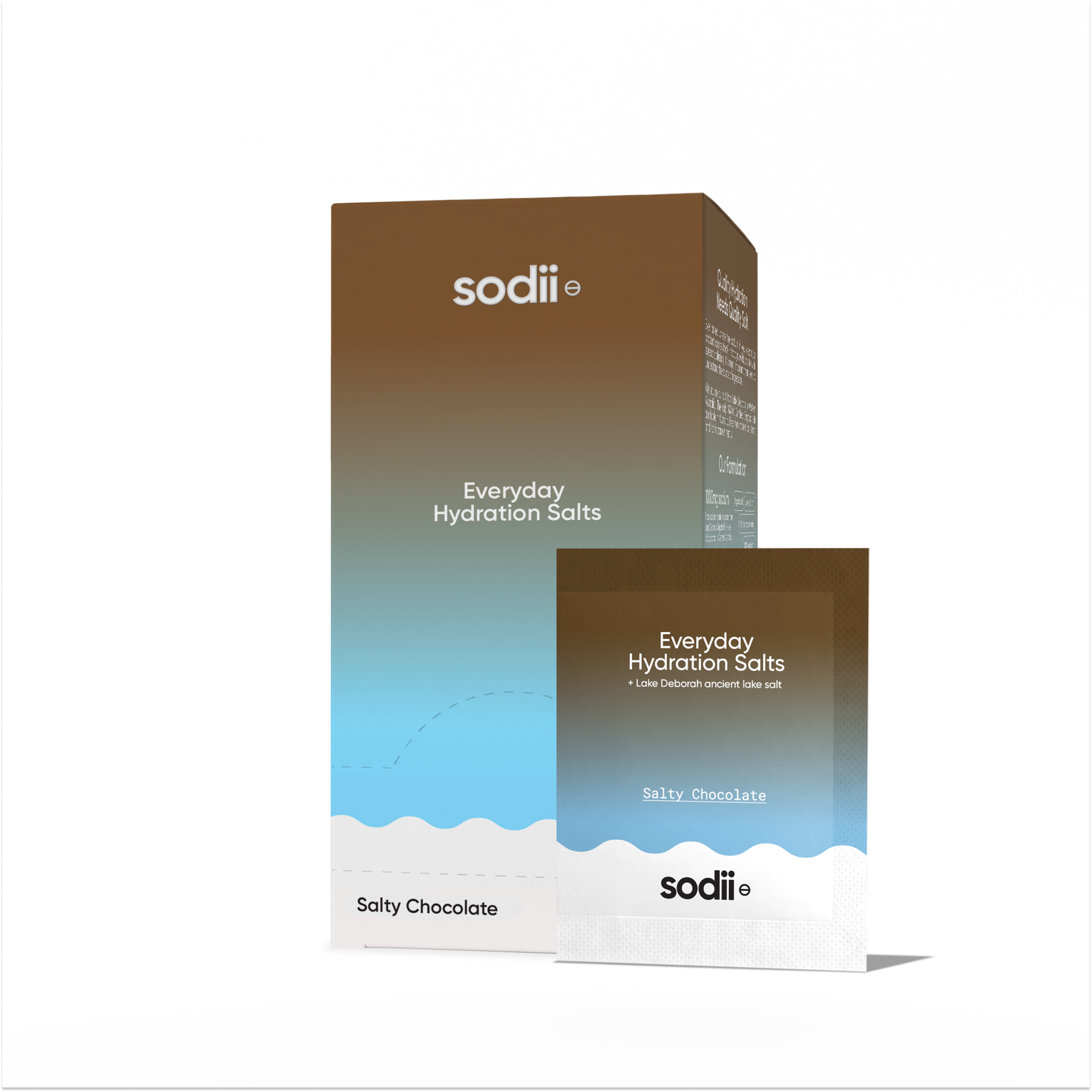 Sodii electrolyte sachet in Salty Chocolate
