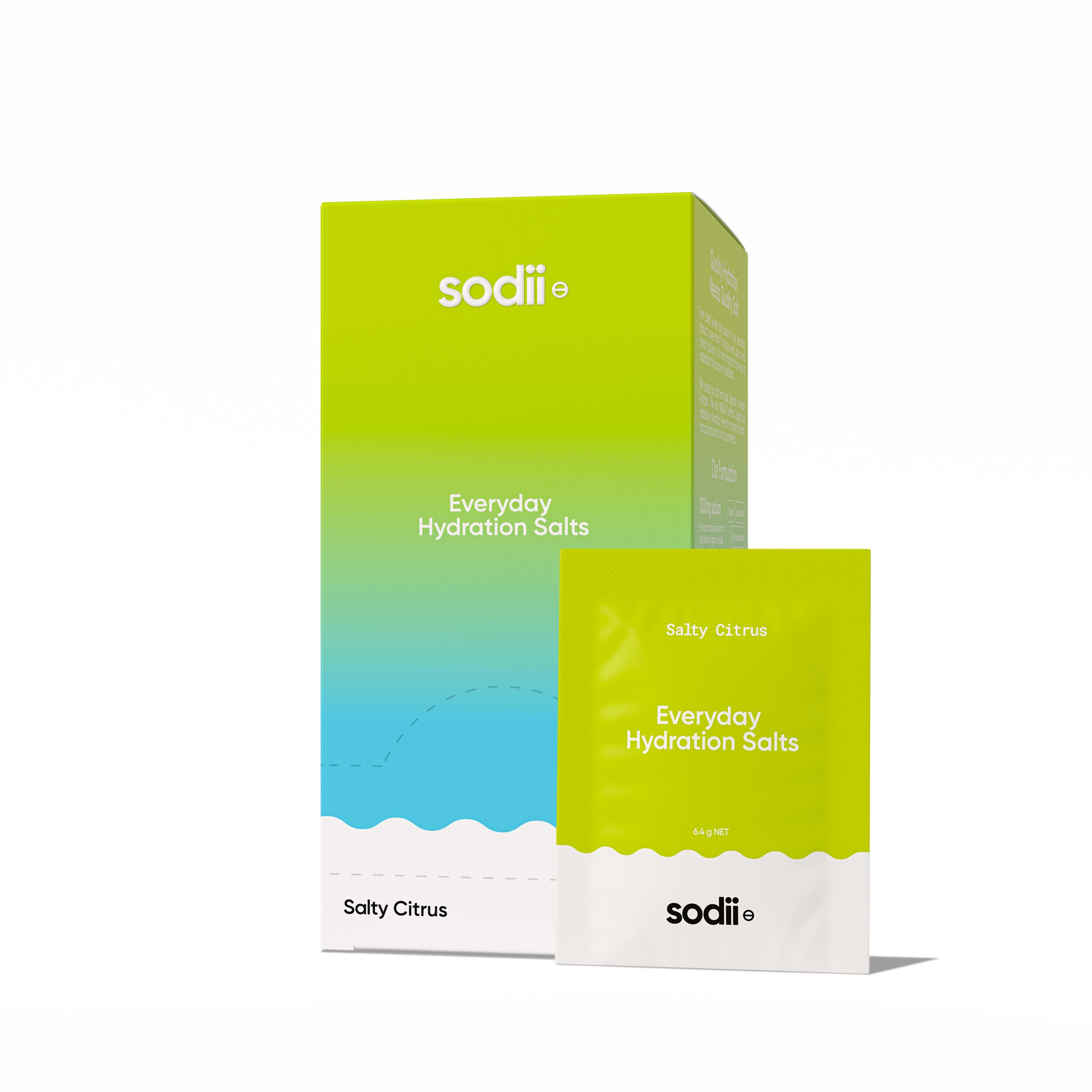 Sodii Everyday Hydration Salts 30 sachets in Salty Citrus