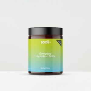 Sodii Everyday Hydration Salts 30 serve tub in Salty Citrus