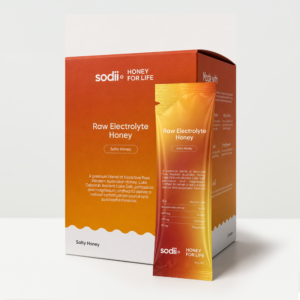 Sodii Raw Electrolyte Honey 20 sachet pack