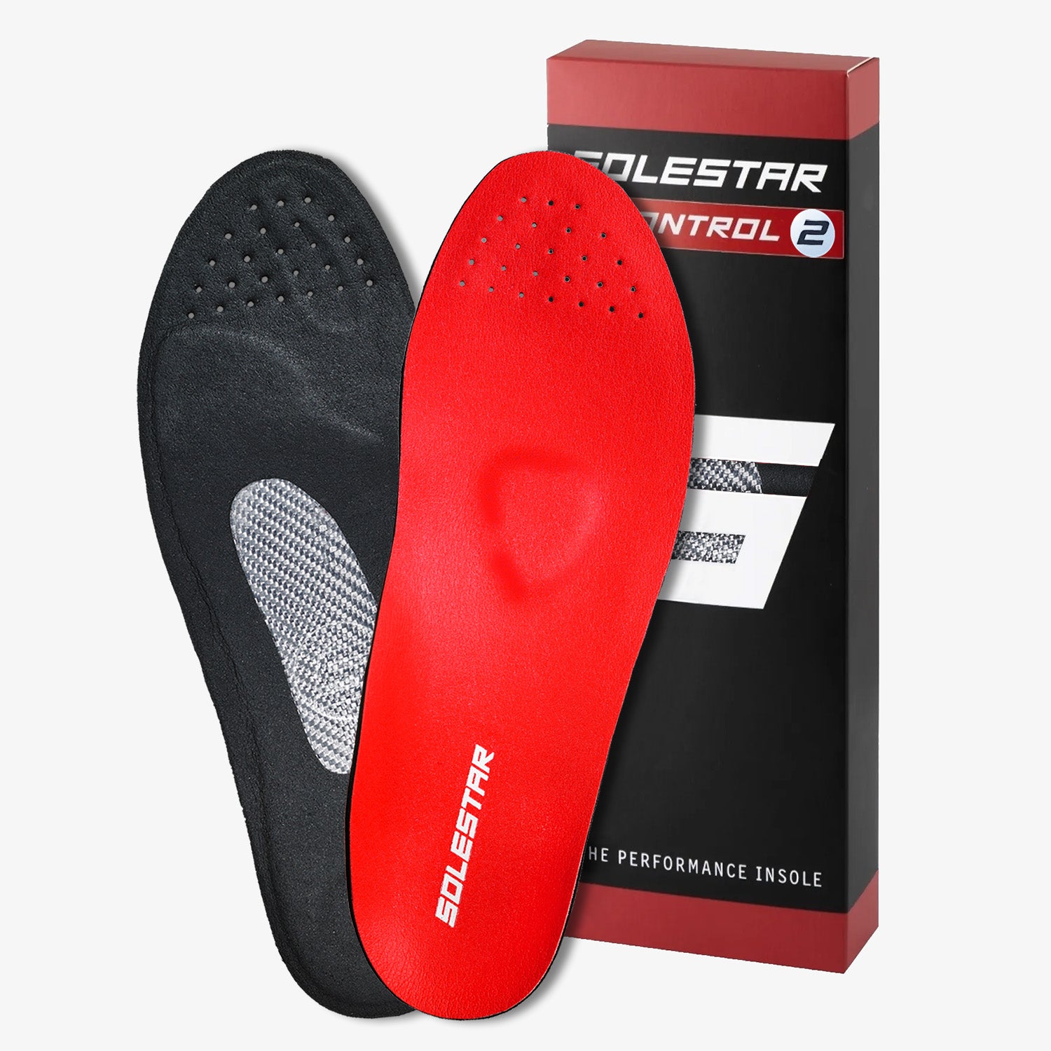 Solestar Kontrol insoles with packaging