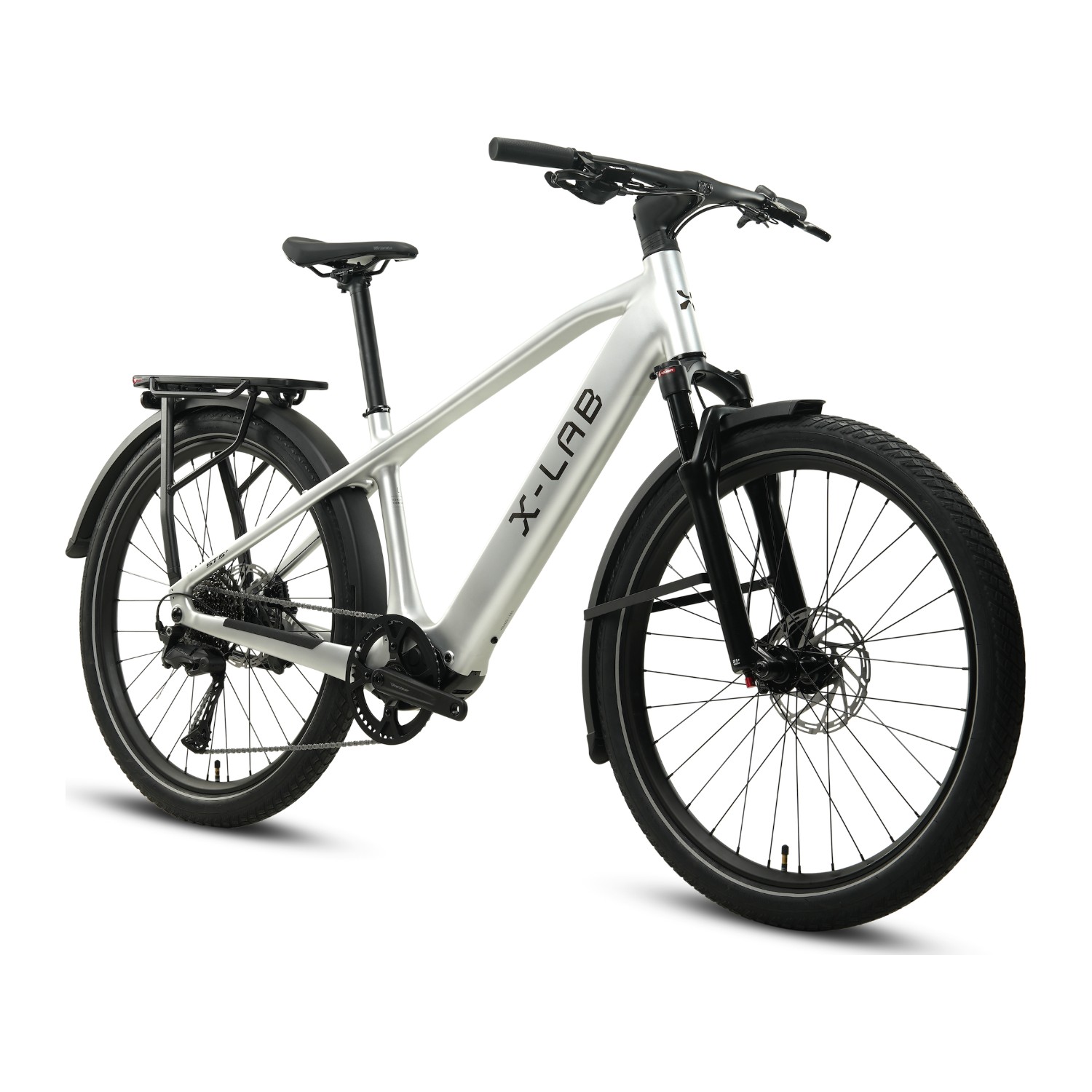 X-LAB ST5+ e-bike in Mercury Silver - view 2